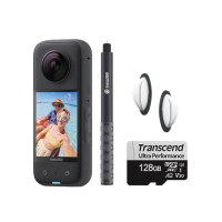 【Insta360】ONE X3 隱形自拍桿+保護鏡 全景防抖相機(公司貨)