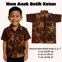 Paket Usaha Grosir Baju Katun Seragaman 3PCS Gamis, Hem Dewasa, Hem Anak, Blouse, Tunik, Kemeja, Out