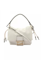 Fendi Pre-Loved Fendi Mamma Baguette Small Handbag leather white 2WAY