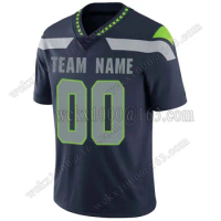 Custom Personalize Sewn On Name No.DK Metcalf Tyler Lockett Geno Smith Tariq Woolen Smith-Njigba Wit