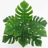 Fashion Non-fading Lightweight Monstera Office Artificial Monstera Multifunctional Artificial Plant for Decorating