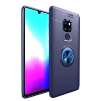 For Huawei Mate 20 HMA L09 L29 Case Magnetic Ring Holder Silicone TPU Soft Back Cover Case for Huawei Mate 20 Mate20 HMA-L09