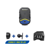 【Michelin 米其林】FORD 福特 F-150 2019-21 專用ML99無線充手機架(QI認證 感應自動開合 峰值15W)