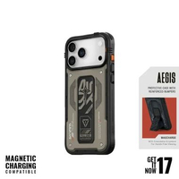 Case For iPhone 17/ 17 Air/ 17 Pro/ Pro Max SKINARMA Aegis Magsafe Charge 17 Promax Grey