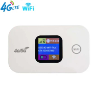 4G WiFi Router 150Mbps Portable 4G LTE Wireless Router 2100mAh Pocket MiFi Modem with SIM Card Slot Outdoor Mobile WiFi Hotspot