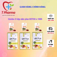 [TM PHARMA] COMBO 3 HỘP SÂM PLUS DETOX X1000 CHIẾT XUẤT TỪ THẢO MỘC TỰ NHIÊN