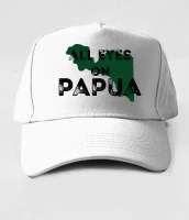 Topi Baseball All Eyes On Papua