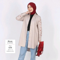 ️ Dannis Online Surabaya ️ B240408 Blouse Dannis Terbaru blouse Dewasa Dress wanita Outer Inner katu