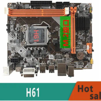 H61 1155-pin B75 DVR industrial control motherboard quad core CPU set