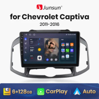 Junsun V1 AI Voice Wireless CarPlay Android Auto Radio for Chevrolet Captiva 2011-2016 4G Car Multimedia GPS 2din autoradio