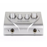 Karaoke Sound Mixer Dual Mic Inputs Microphone Amplifier Microphone Mixer karaoke Echo Mixer
