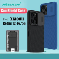 Original NILLKIN For Xiaomi Redmi 12 4G 5G Case CamShield Slide Camera Lens Privacy Protection Shockproof Back Cover For Redmi12