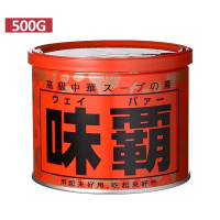 味霸 日本製 全天然高質上湯調味品 (EXP 2027年）調味醬 500g（紅罐-中）