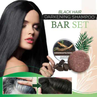 Ginger Polygonum Soap Hair Darkening Shampoo Soap Hair Shampoo Bar Pure Plant Hair Shampoo Bar Hair Care