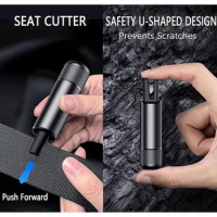 Safety Hammer, Safe Hammer Glass Breaker, Glass Breaker And Seatbelt Cutter, Car Emergency Escape Tool