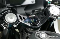MOTOTRON 適用于春風250SR改裝分離手把 車把 上聯板上三星三角臺