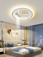 臥室燈吸頂燈現代簡約星空房間主臥帶射燈廣東中山燈具2024年新款