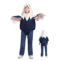 PIKYO Children's Eagle Costume American National Bird Bald Eagle Independence Day Children's Day Rol