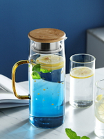 北歐家用玻璃冷水壺耐熱高溫大容量日式涼白開水杯儲水瓶茶壺套裝
