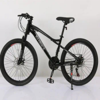 Timetry Mountain Bike Variable Speed 24 Incher Hybrid Front And Rear Mechanical Double Disc Brake Rowery Gorskie Bicycle Frame