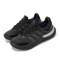 【adidas 愛迪達】慢跑鞋 Znsara 女鞋 黑 銀 透氣 回彈 支撐 Boost 路跑 訓練 運動鞋 愛迪達(GZ4923)