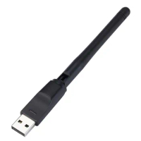 USB 150Mbps MT7601 Network Card 2.4GHz Wi-fi Dongle 150Mbps USB Wifi Adapter LED Light Display Freely-rotating