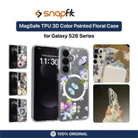 SNAPFIT Case for Samsung Galaxy S26 Ultra Plus SNAPFIT Magsafe TPU 3D Color Painted Clear Transparen