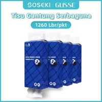 SOSEKI X GLISSE Tissue 5040 Sheets Hanging Tissue Paper One Pack Multi-Purpose Space-Saving 2 Pack(2