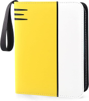 Card Binder 4 Pocket Collectible Trading Card Albums Fits 400 Cards with 50 Removable Sleeves Portab