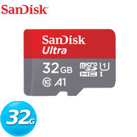 【現折$50 最高回饋3000點】SanDisk Ultra Micro SDHC 32GB/A1 記憶卡