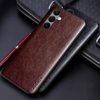 Luxury leather Case for Samsung galaxy A54 A34 A24 A14 5G coque Business solid color Soft TUP&amp;Hard PC Phone cover for galaxy A54