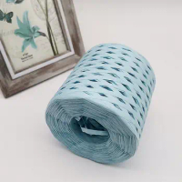 Great Raffia Yarn Exquisite Portable Paper Yarn Baking Packaging Belt Rope Raffia Ribbon Raffia Straw Paper 1 Roll