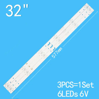 หลอดจอทีวี 32นิ้ว (RH43-D3202X）6หลอด6V（ชุดละ3เส้น) คําแนะนําการขายที่ร้อนแรงในเดือนนี้