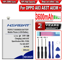 HSABAT 3600mAh BLP649 Battery for OPPO A83 A83T A83M