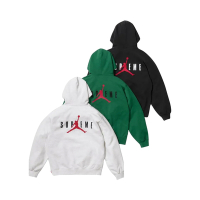 NIKE Supreme x Jordan Hoodie 帽踢 淺灰/綠色 HF0836-051/HF0836-341
