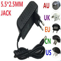 AC DC adapter 5.5*2.5mm Jack 12 Volt power supply adaptor 110 220V to 12V 1A 2A 3A 4A 5A 6A 8A power adapter Better quality