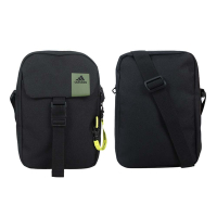 ADIDAS 中型裝備袋-隨身包 側背包 斜背包 肩背包 愛迪達 5.5L GN9843 黑綠
