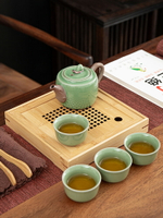 汝窯茶具套裝中式功夫茶杯陶瓷家用一套辦公室會客高級泡茶壺小套