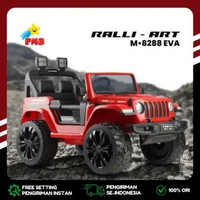 LC - Mobil Aki Mainan Anak Remot PMB 8288 EVA KARET Jeep 12V Ban Eva 2WD // PMB 8288 DUAL Dinamo Mod