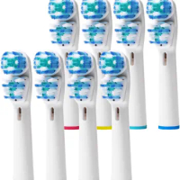 Double Clean Replacement Brush Heads Compatible with Electric Toothbrush Replacement Heads for Oral B Pro 1000 8000 9000 SB-417A