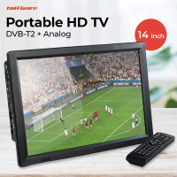 Taffware Portable HD TV Monitor 14 Inch DVB-T2 Analog - D14
