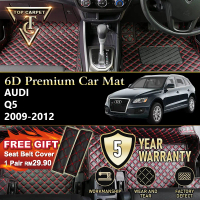Top Carpet AUDI Q5 ( 2009 - 2012 ) 6D PU Leather Car Carpet VIP Car Mat Floor Mat Alas Kaki Karpet K