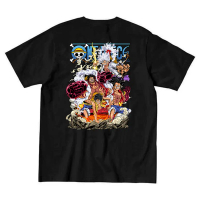 KAOS TSHIRT LUFFY ALL gear | one piece | hitam