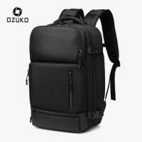 OZUKO Large Capacity Men Backpack 15.6inch Laptop s Male Waterproof Travel Bag USB Charging for Luggage