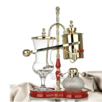 Royal balancing siphon coffee maker/belgium coffee maker,syphon coffee maker,nice champagne color ,famouse brand