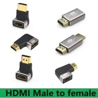 8K MINI MICRO HDMI 2.1 Adapter Extende Elbow Up/down/Left/right To HDMI 2.1 Female Audio video Cable Converter For Laptop PC