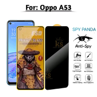 Antigores Spy Panda Privacy ESD untuk Oppo A53 Tempered Glass Anti-Spy Privasi Layar Tahan Goresan d