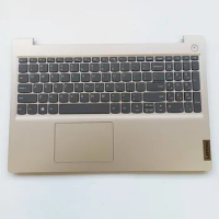 New for Lenovo ideapad 3 15IML05 C shell with keyboard touchpad Gold 5CB0X57656
