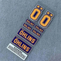Colorful OHLINS Shock Absorber Waterproof Sticker Motorcycle Reflective Decoration Universal Film For All Motorcycles