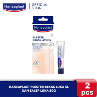 HANSAPLAST Plester Bekas Luka XL isi 21 P3K Plester Bening dan Salep Luka 50g